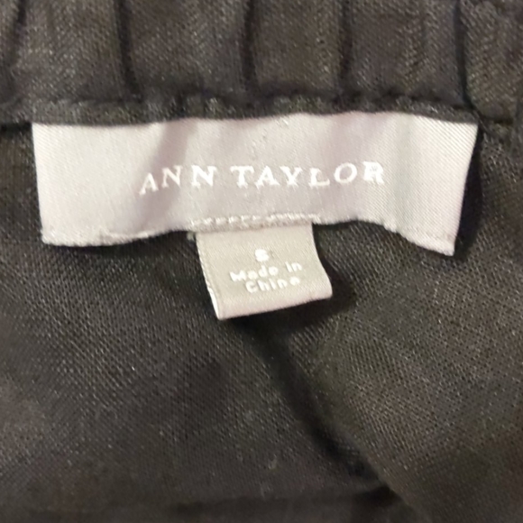 Ann taylor black linen maxi dress size small - Picture 2 of 5